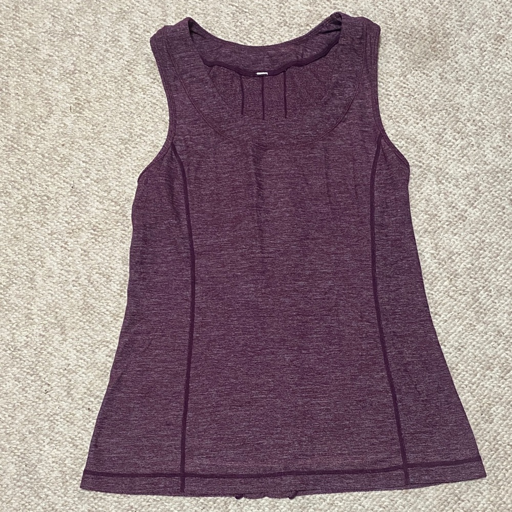 Lululemon Athletica Purple Tank Top